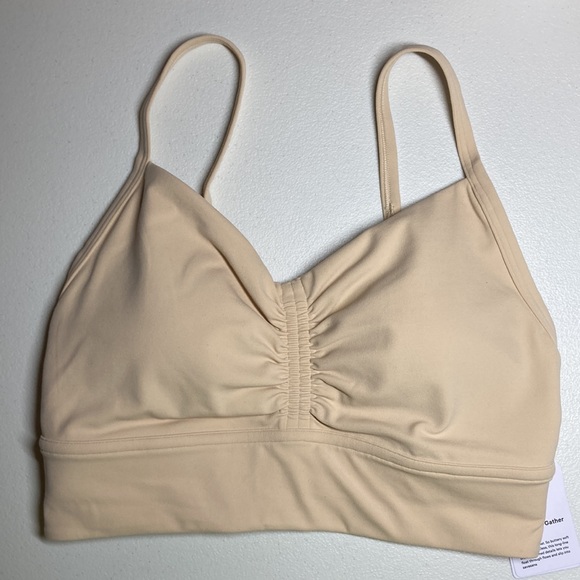 Lululemon Nulu Front-Gather Yoga Bra Prosecco 6 - Picture 5 of 10
